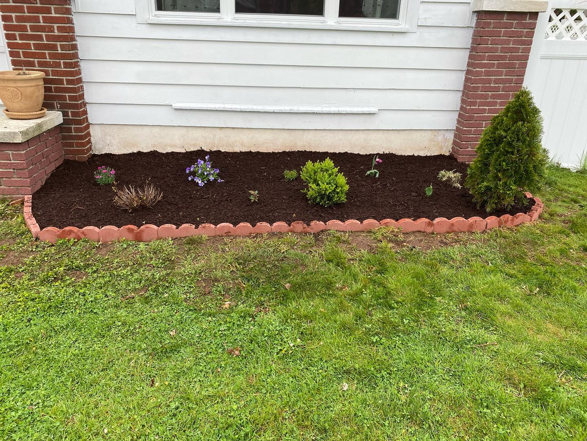 Landscaping with Brick Borders